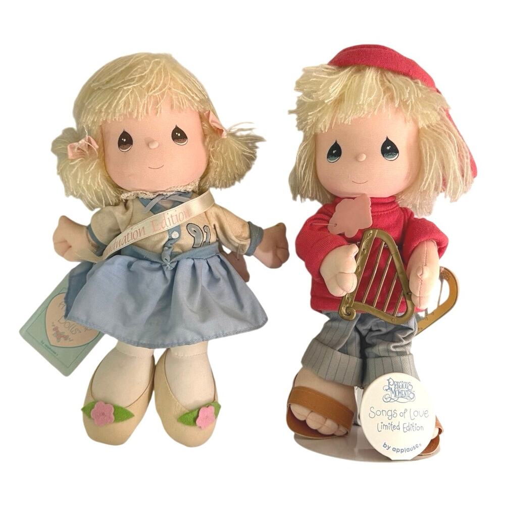 Vintage Precious Moment bundle of 2 Collectable dolls